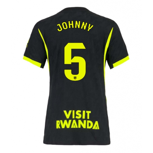 Billige Fotballdrakt Atletico Madrid Johnny Cardoso #5 Replika Bortedrakt Dame 2026-27 Kortermet Billige Fotballdrakt Atletico Madrid Johnny Cardoso #5 Replika Bortedrakt Dame 2026-27 Kortermet